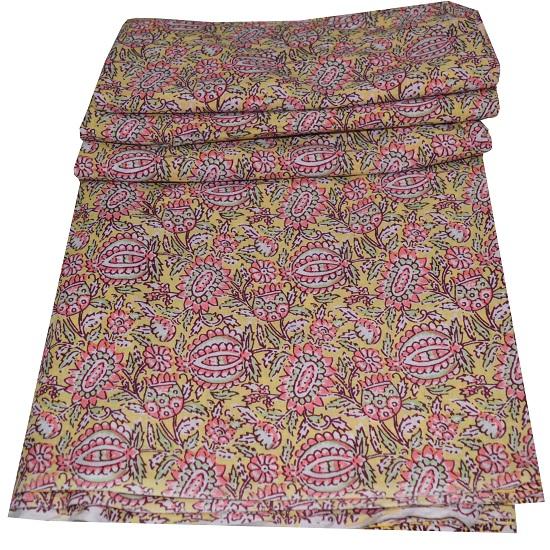 

Индийская красивая хлопчатобумажная ткань с цветочным принтом Индийская ткань из вуали для изготовления платьев и рукоделия Мягкая ткань 5 ярдов разноцветная