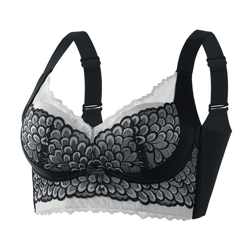 Luxury Lace Adjustable Bra Gathers and Closes Secondary Breasts, Large Breasts, Small Breasts, No Steel Rim, Comfortable Upper Support Underwear Women