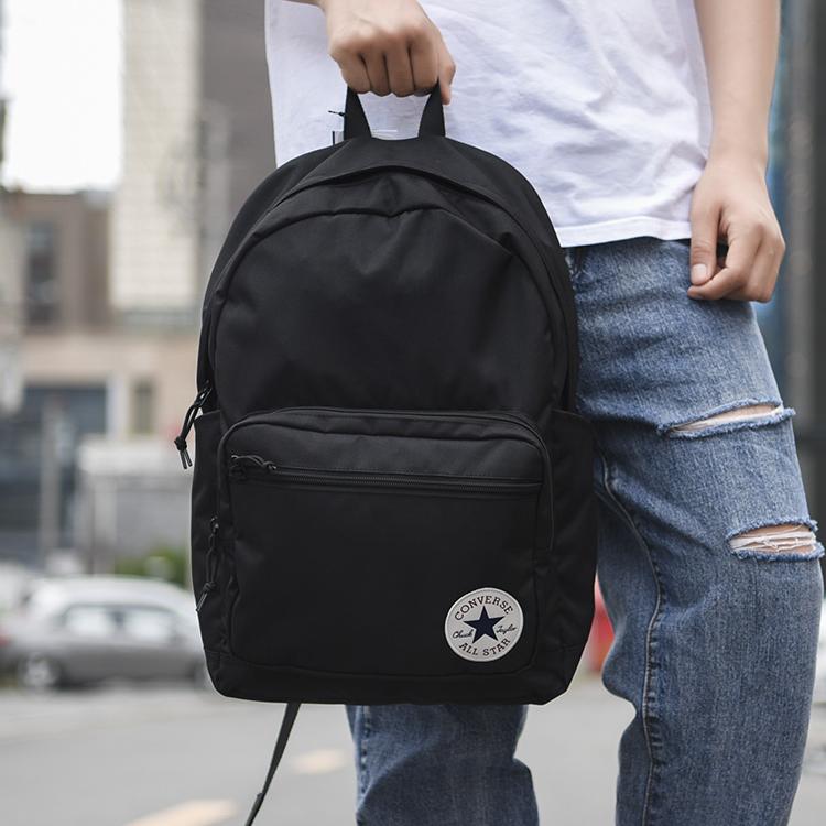 New Converse GO 2 Polyester Backpack Regular Unisex Black 10020533-A01