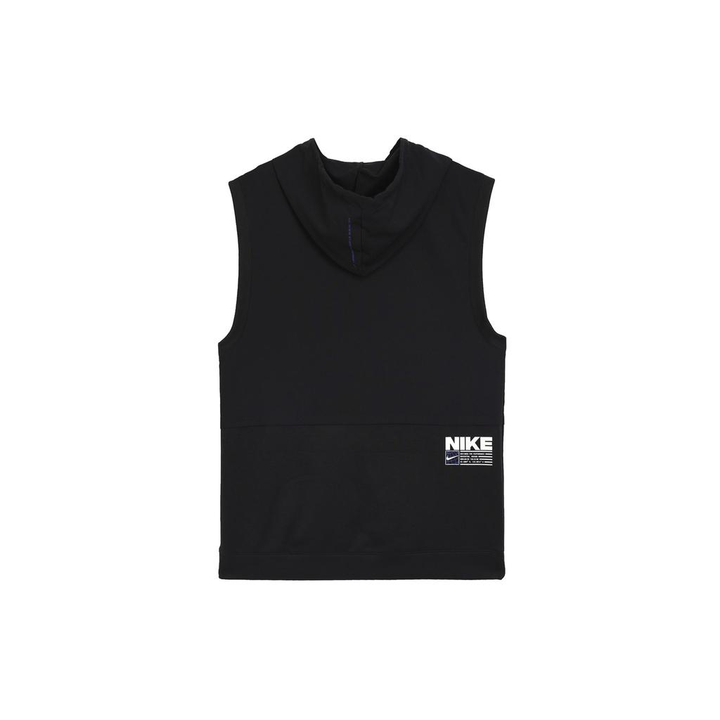 Nike Sleeveless Sports Pullover Hoodie Vest Black CZ2562-010