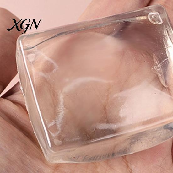 Anxiety Relief Stress Ball 1/2/3Pcs Transparent Ice Cube Squeeze Toy Sensory Reliever Soft Stretchy Pinch Party Favors