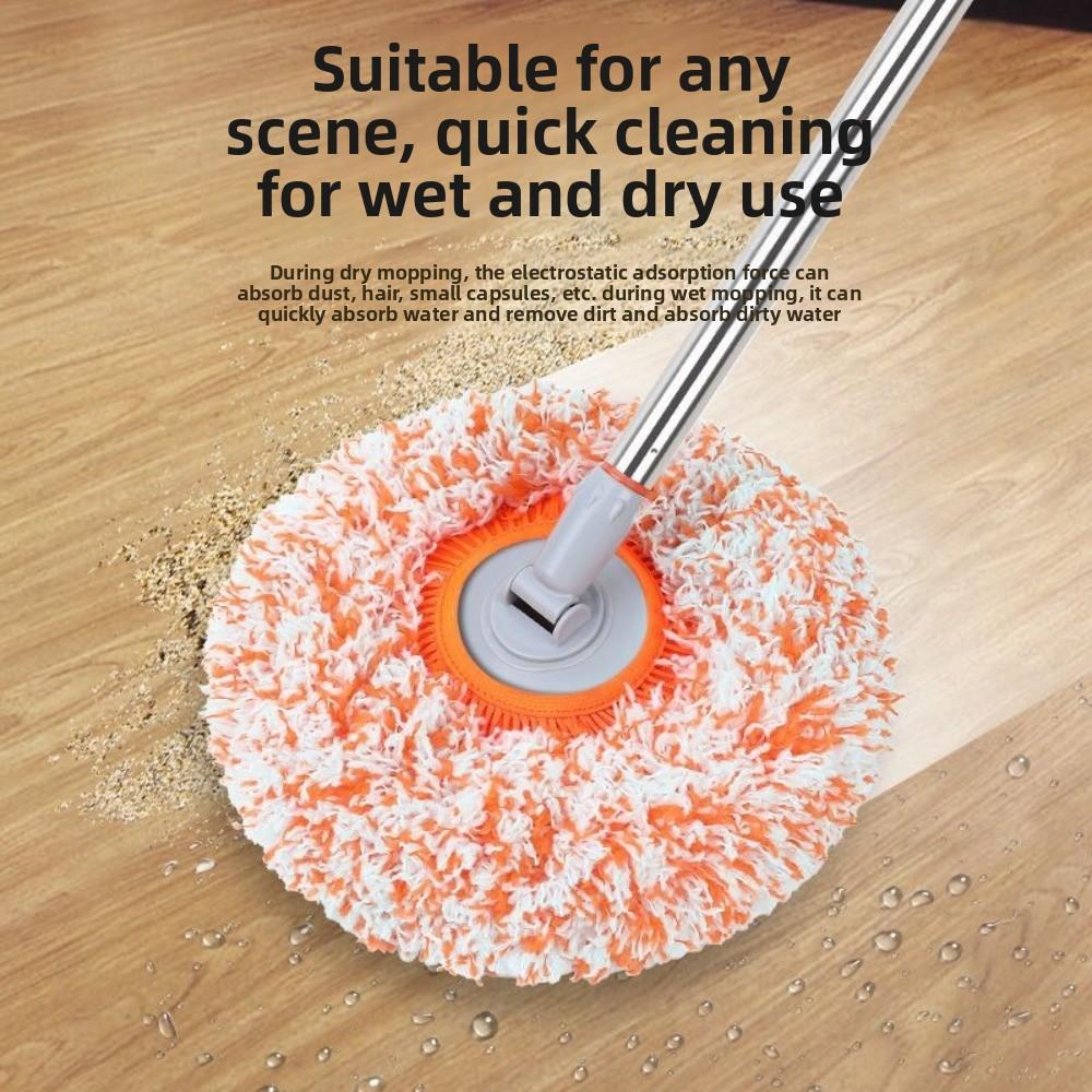Multi Functional Floor Scrubber Long Extended Handle Dust Mop Sunflower Mop  Wall Cleaning