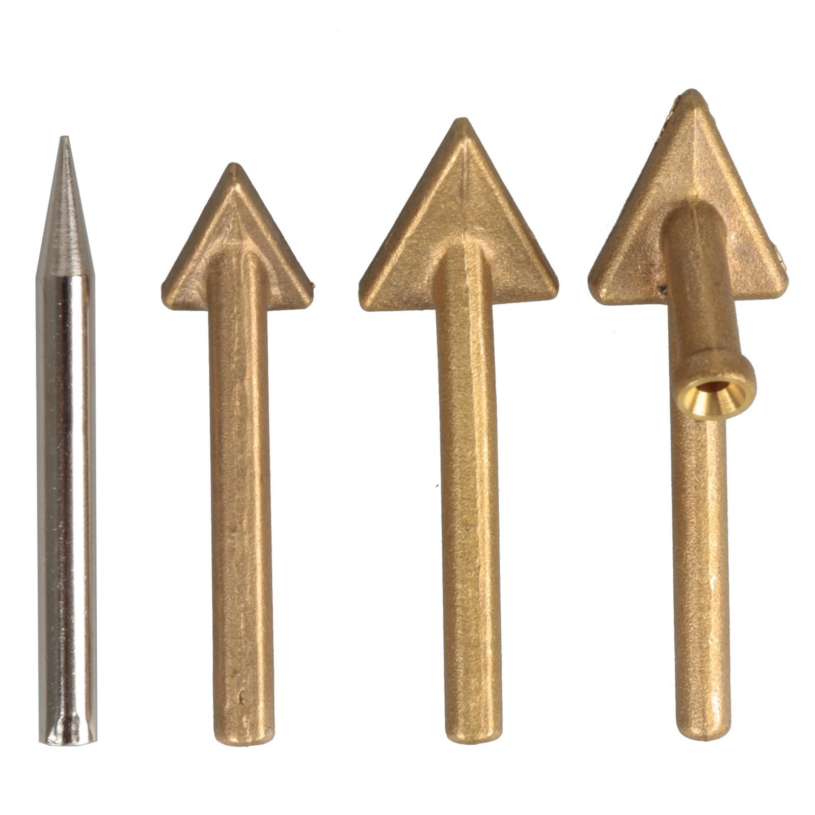 

Пластиковый паяльник с плоской головкой, сглаживающий треугольный медный инструмент с головкой One Size золотистый