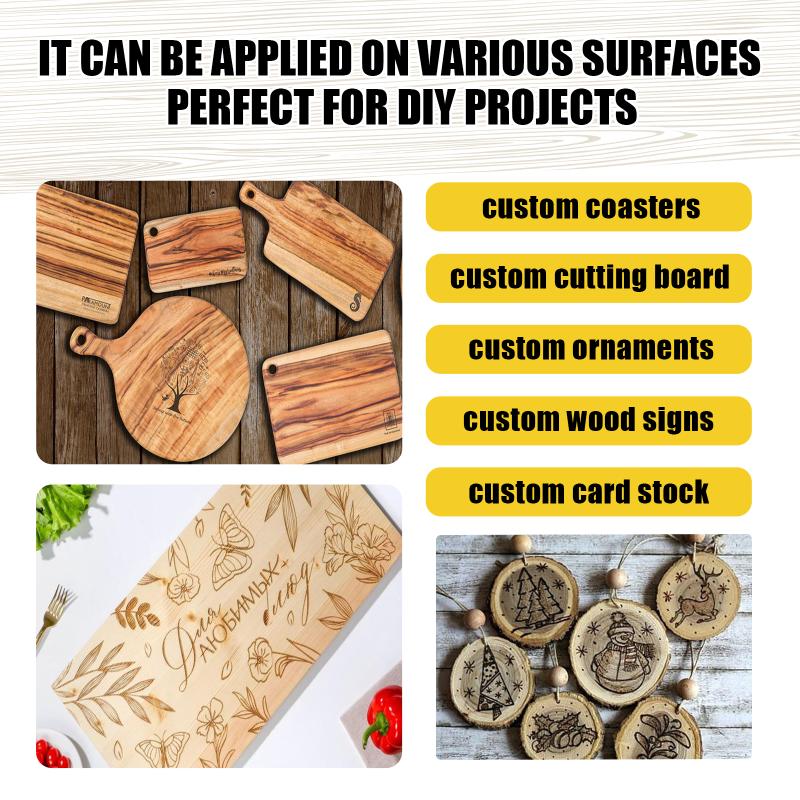 

DIY Wood Burn Marker, Wood Coaster, Cutting Board Pyrography Pen one size