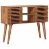 Handcrafted Side Table Teak Brown 100 x 30 x 75 cm
