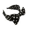 Dot Point Bowknot Hairband Wide Hair Hoop Trend Headband  Women's