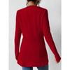 DAFIFY Women's Fashion Casual Solid Color Print Autumn Winter Long Sleeve Jackets & Coats