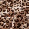 New Satin Fabric Leopard Print Bed Sheet Set Queen High-end Fitted Sheet Flat Sheet Pillowcase Bed Set King Size Bedsheet Sets