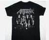 Anthrax Band T-Shirt S-234XL Black Shirt Band Short Sleeve
