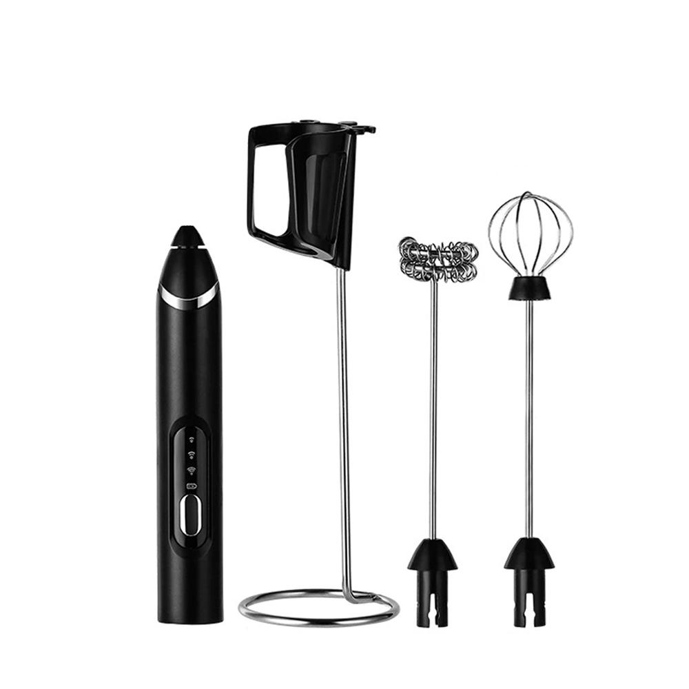 Electric Milk Frother Coffee Whisk Mixer Wireless Cream Blender Egg Beater Usb Rechargeable Mini Milk Foamer Cappuccino Maker