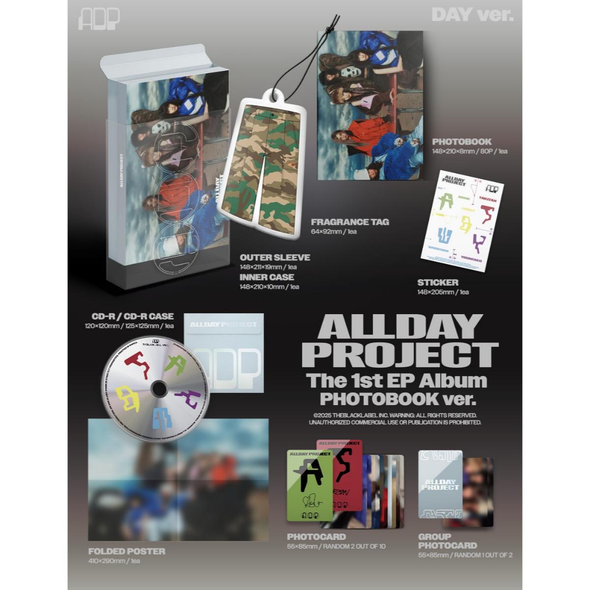ALLDAY PROJECT - Первый EP-альбом ALLDAY PROJECT (ФОТОАЛЬБОМ вер.) DAY ver.