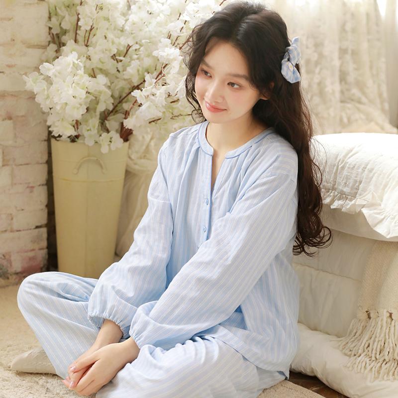 Chuanliu women's long sleeved long pants home wear casual suit pullover