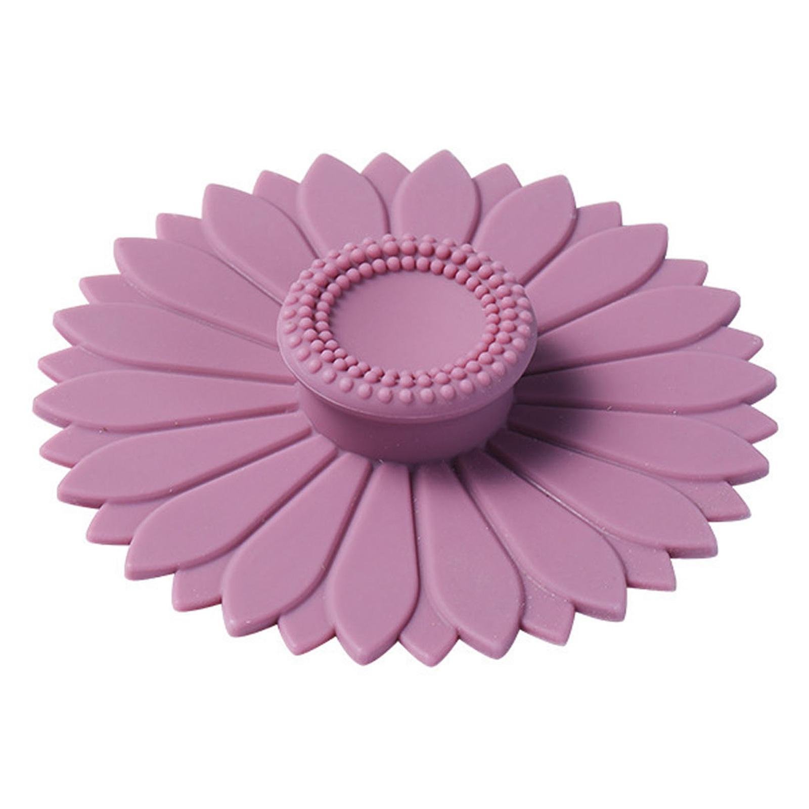 

Крышки для чашек из силикона с рисунком подсолнуха, пылезащитные чехлы для кружек для кемпинга, герметичные крышки для горячих чашек, герметичная крышка для кофе и чая разноцветный