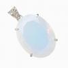 CERTIFIED 155 Ct Oval Cut Multicolor Opal 925 Sterling Silver Pendant Gemstone AI-92-NS
