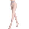 Women's Ultra-Thin Gray Silk Anti-Hook Stockings - Sheer, Sexy T-Crotch Pantyhose