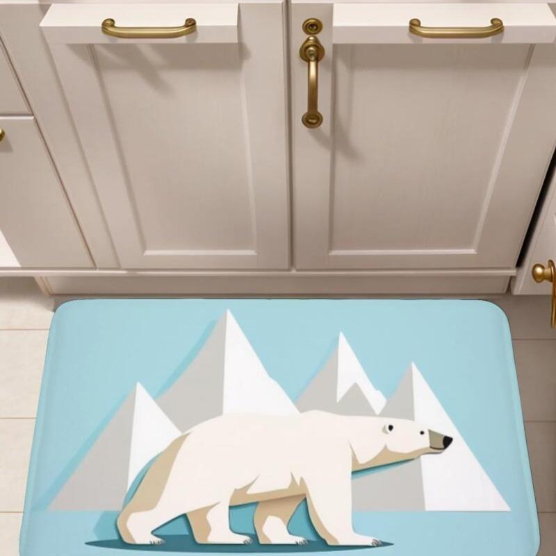 1 ks Kuchyňský koberec Butterfly Bloom Haven Protiskluzová rohožka ke dveřím Pop design Koupelnový kobereček Koberec pro Domov K umyvadlu Prádelna Dekor