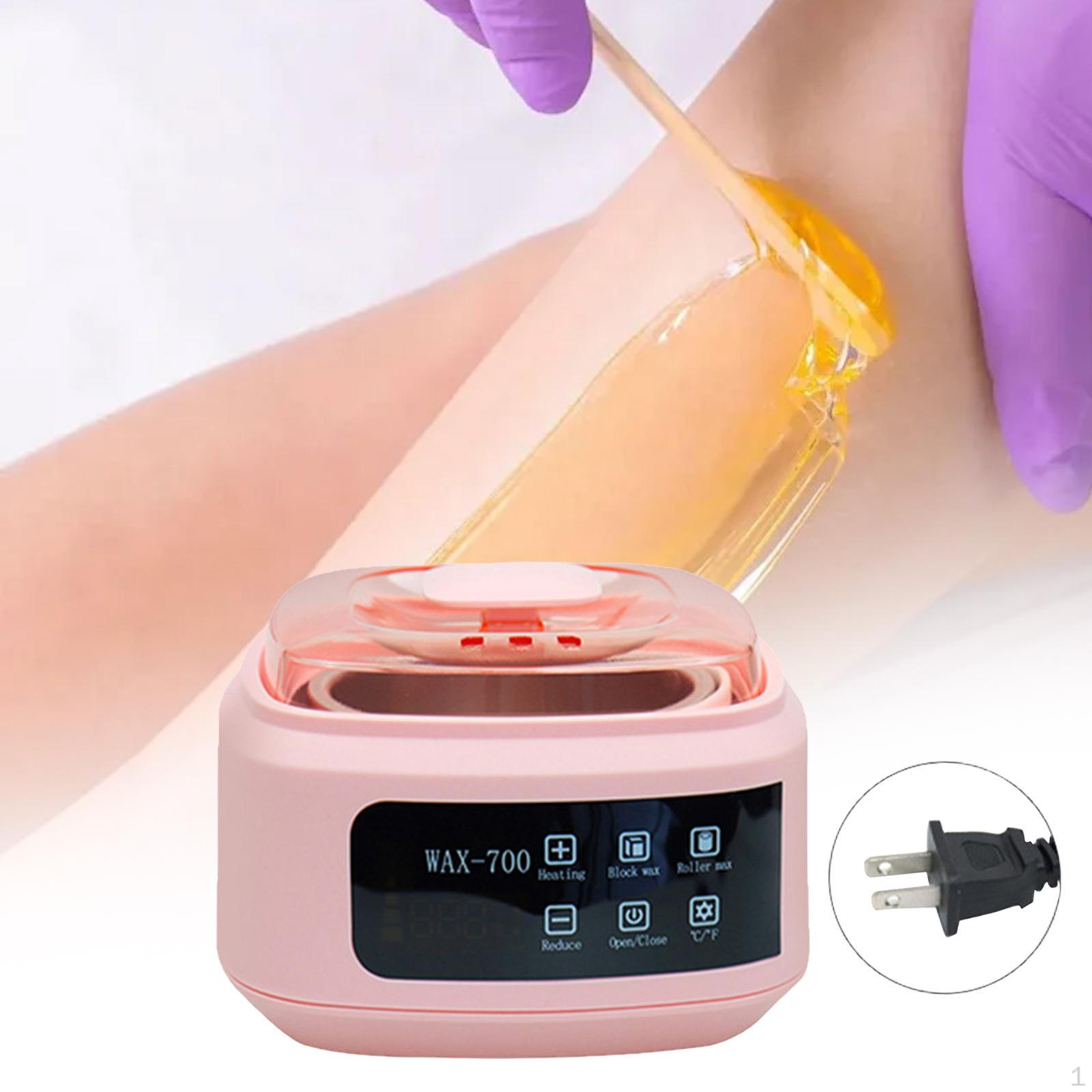 

Электрический нагреватель для женщин мужчин для удаления волос регулируемая температура розовый