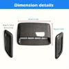 Car Air Intake Hood Vent Engine Hood Decoration Hood Nose Cover Decoration Fake Air Vent Modified Air Intake