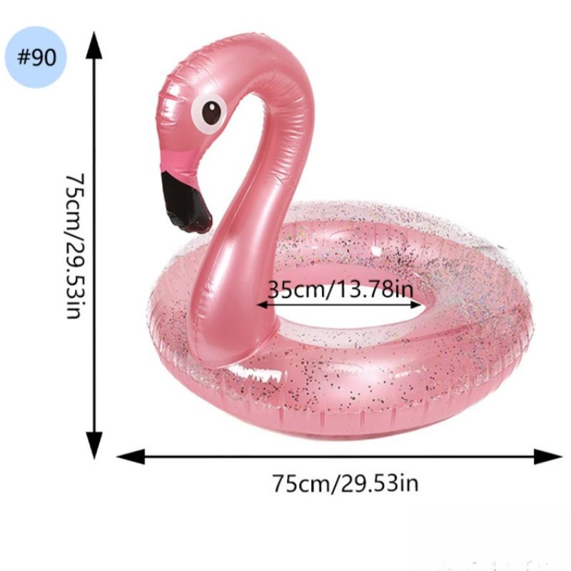 PVC Inflatable Flamingo Swimming Ring For Adults Pool Parties Supplies&Pool Float