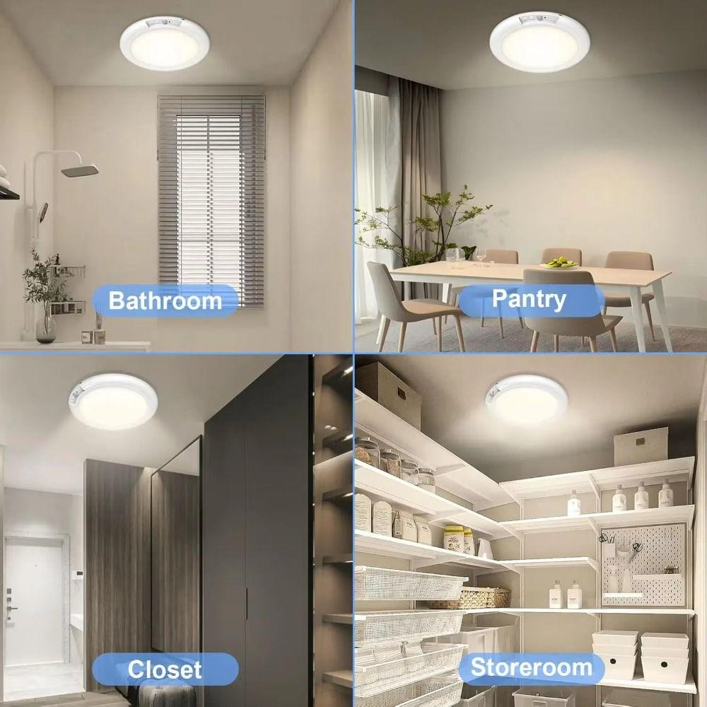 Magnetischer Bewegungssensor Deckenleuchte Dimmbar Fernbedienung Kabellose Wandlampe