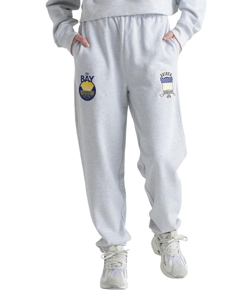 AVIREX NBA Sweat F Pants, Women's, 060, Yellow, 783-5110604