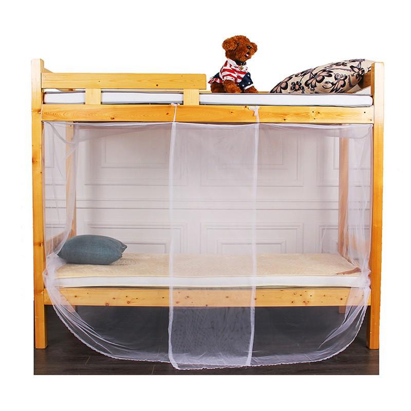 Student Dormitory Mosquito Net - Free Installation, Encrypted, Extra Dense, Single Door