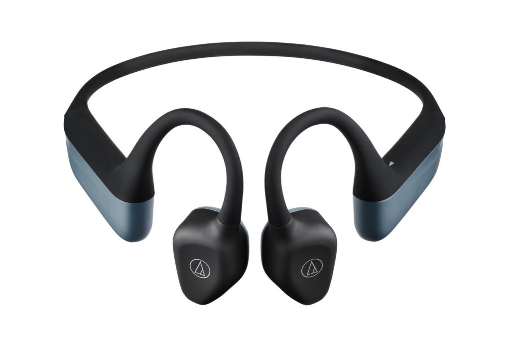 audio-technica ATH-CC500BT2 BK Cartilage Conduction Wireless Bluetooth Earphones, Multi-Point Noise Reduction, IPX4, Approximately 20 Hours of