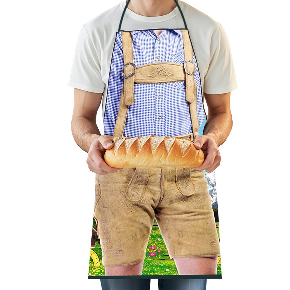 Lustige Schürzen für Männer Erwachsene Kochschürze Fleckenabweisend Atmungsaktive Schürzen für Weihnachten Restaurant Hochzeit Halloween