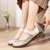 Fashion New Women Shoes Genuine Leather Ladies Sandals Comfortable Mom Flats Walking Sandals Hollow out Beach Shoes Woman Footwear