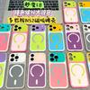Applicable To iPhone18PROMAX Fruit Colorful Contrasting Color AG Large Window Magnetic Mobile Phone Case Apple 17 Dopamine 16