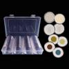 Coin Holder Case Plastic Storage Box With 60PCS Coin Capsules 19/20.5/22.25/25/27/30/39/41MM Protect Gasket For Coin Collection
