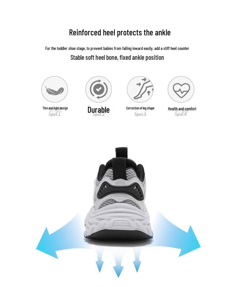 ABCKids Spring 2026 Girls' Fashion Lightweight Sports Shoes