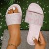 2026 New Casual Slippers Women Fashionable Non-Slip Wear-Resistant Soft Bottom Comfortable Flat Heel Sandals