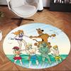 Scooby (19) Round Office Rug Decorative Floor Rug for Office Bedroom Living Room and Home Space