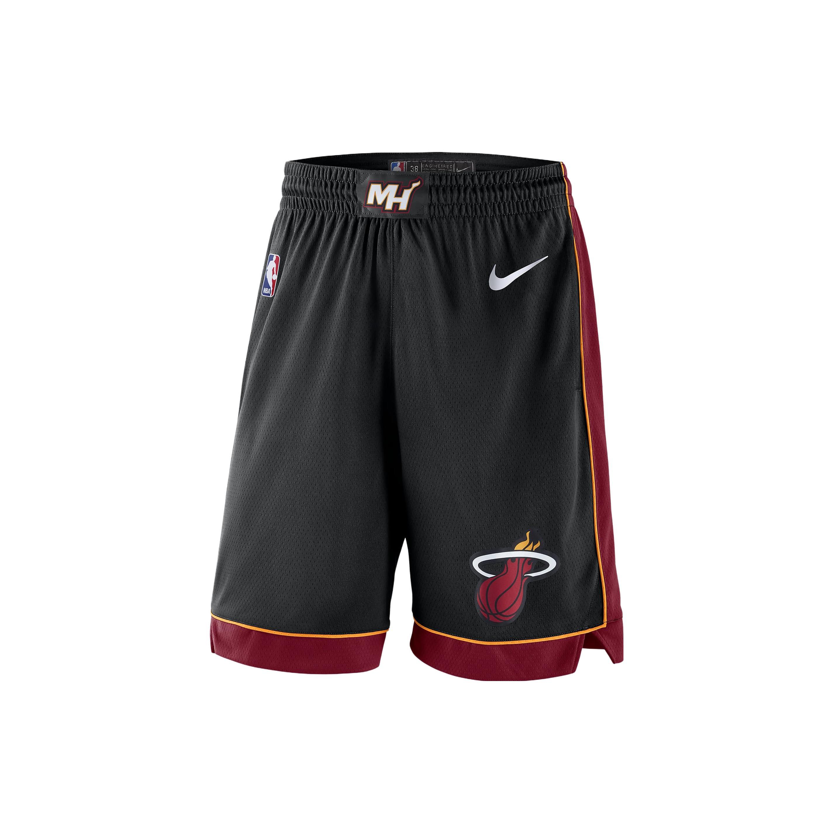 

New Nike Nba Miami Heat Icon Edition Shorts AJ5620-010 XL
