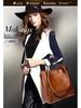 Genuine Leather Large Capacity Handbag for Oily Skin - Fashionable Crossbody and Shoulder Bucket Bag