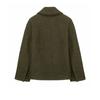 On On High Neck Boucle Short Coat New5wha41 4b
