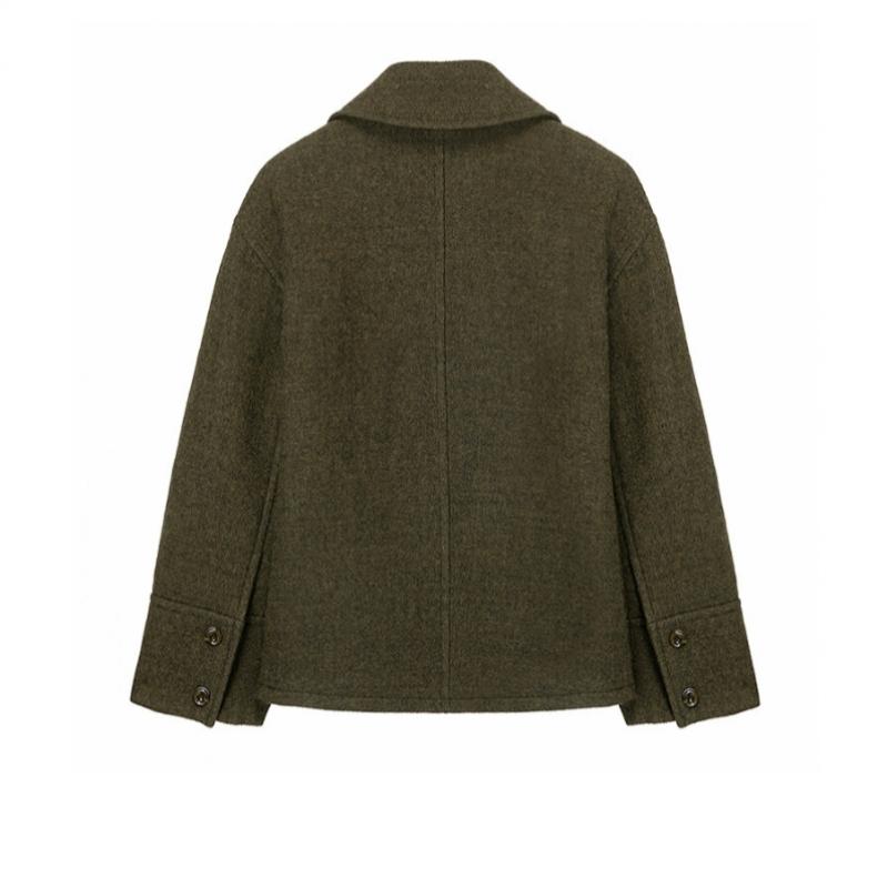 On On High Neck Boucle Short Coat New5wha41 4b
