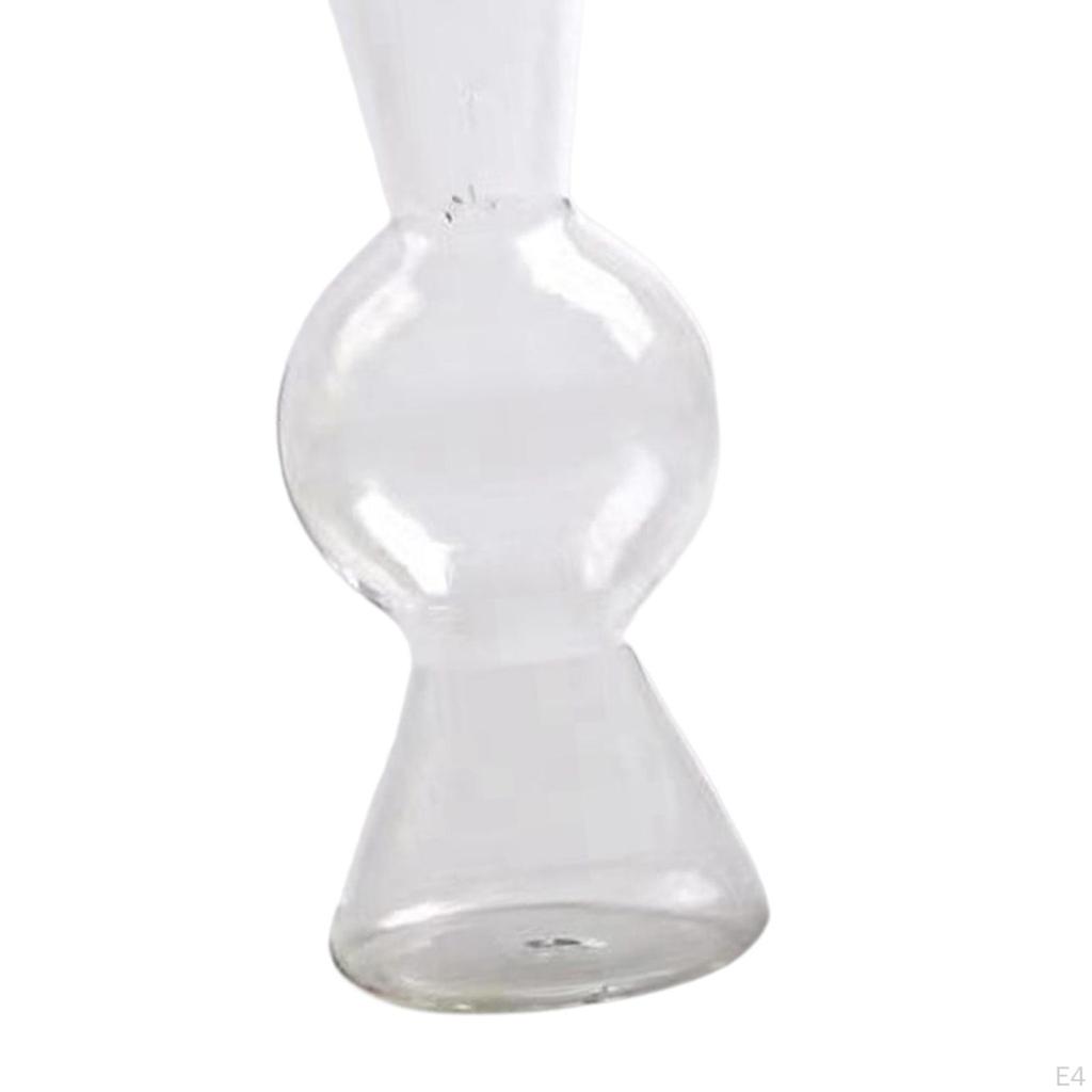 Glass Flower Vase Holder Flowerpot Ornaments Planters for Living Room Home Bedroom Decoration