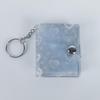 Mini 1-2 Inch Photo Album with Keychain and Stickers for Children's Memories