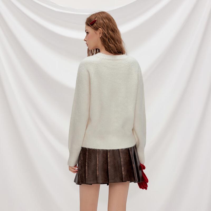 UNIFREE Letter Embroidered Pullover Sweater