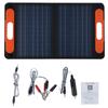 60W Polycrystalline Solar Panel Charging Panel with Handle Solar Charger IP65 Waterproof for Home