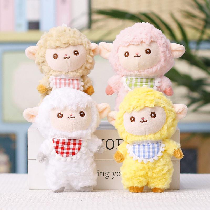 Cute Sheep Plush Keychain Pigment Plush Doll For Kids And Giftgiving