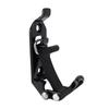 2PCS Shovel Holders, Metal Shovel Mounts for Roof Rack, Quick Release Mount Kit for Trucks Boats, Wall Mounting Brackets Black