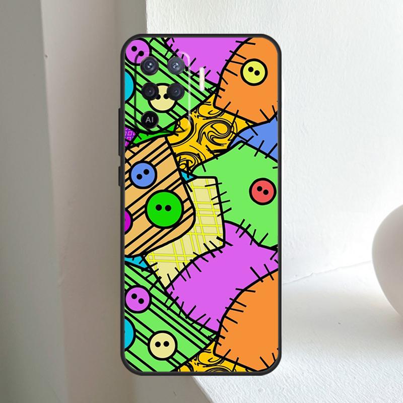 

Patchwork style For OPPO A96 A76 A16 A5 A6 Pro A15 A17 A57 A18 A38 A58 A78 A98 A54 A74 A94 A40 A60 A80 Case OPPO A57 5G