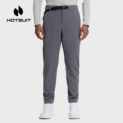 HOTSUIT H1491009 Herren Freizeit Gerade geschnittene Gewebte Hose