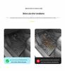 Custom Floor Mats TPE All-Weather 3D Carbon Fiber Texture for 2025-2026 Chery Tiggo 4 Pro Hybrid/HEV