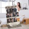 Korea E-Enhypenes Singing Microfiber Beach Towel Absorbent Quick dry Soft Yoga Swimming Resort Mountain Climbing Towel