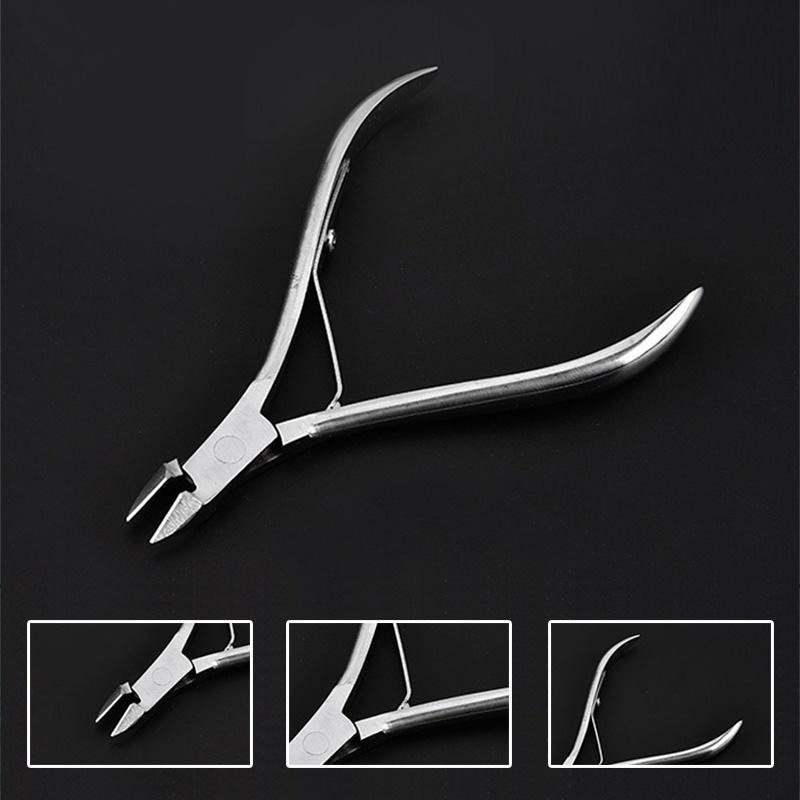 1Pc Stainless Steel Nail Trimmer Clipper Cuticle Nipper Dead Skin Remover Scissor Plier Nail Art Tool