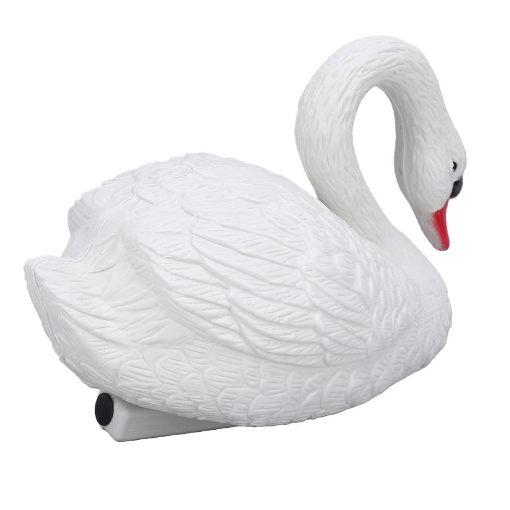 Swan Pond Decoration Plastic Floating Swan Decor Vivid for Courtyard Lawn Park Swimming Pool Outdoor Area